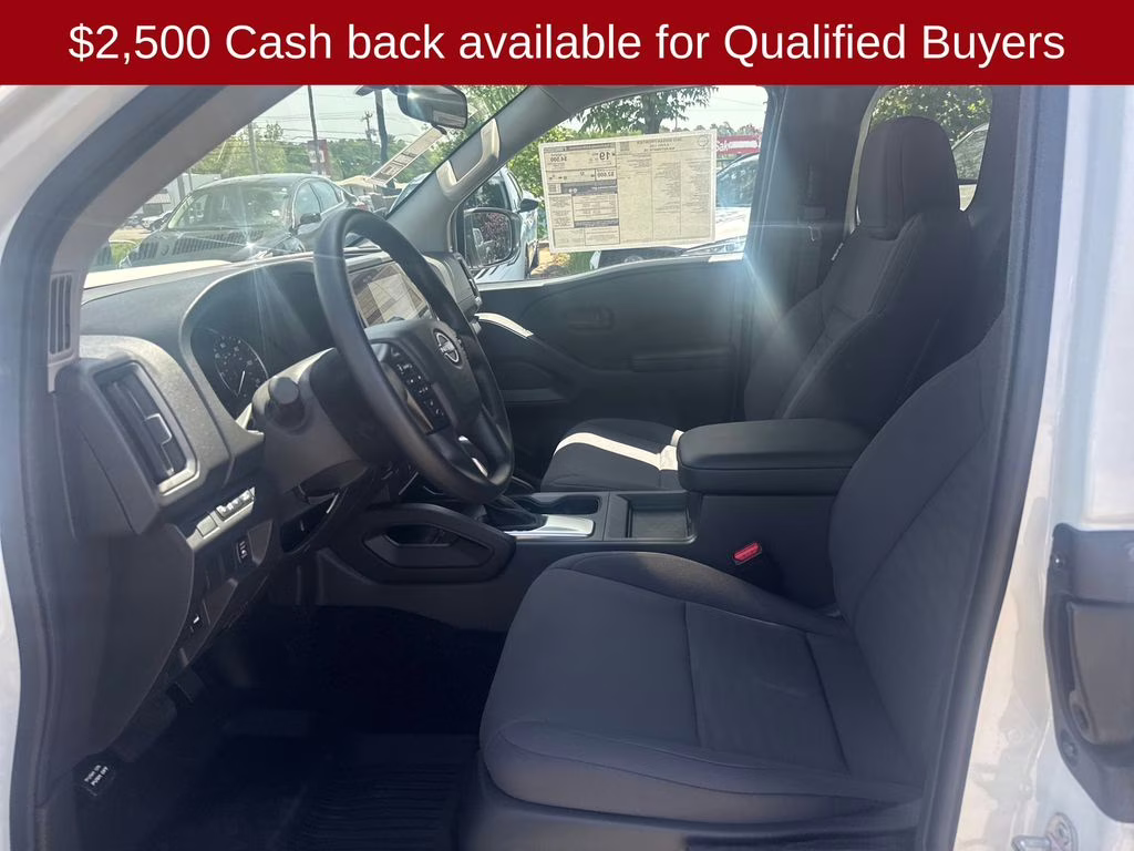 2026 Glacier White Nissan Frontier S 4X4 Truck