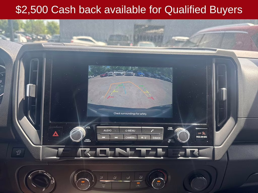 2026 Glacier White Nissan Frontier S 4X4 Truck