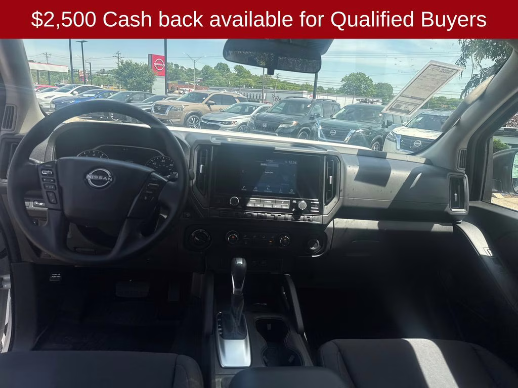 2026 Glacier White Nissan Frontier S 4X4 Truck