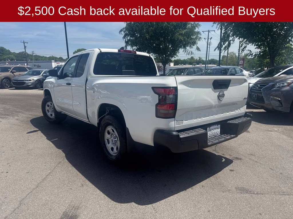 2026 Glacier White Nissan Frontier S 4X4 Truck