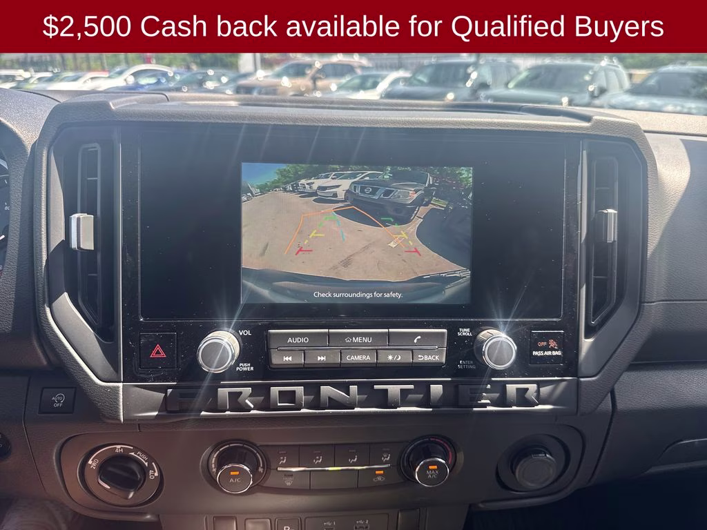 2026 Glacier White Nissan Frontier S 4X4 Truck