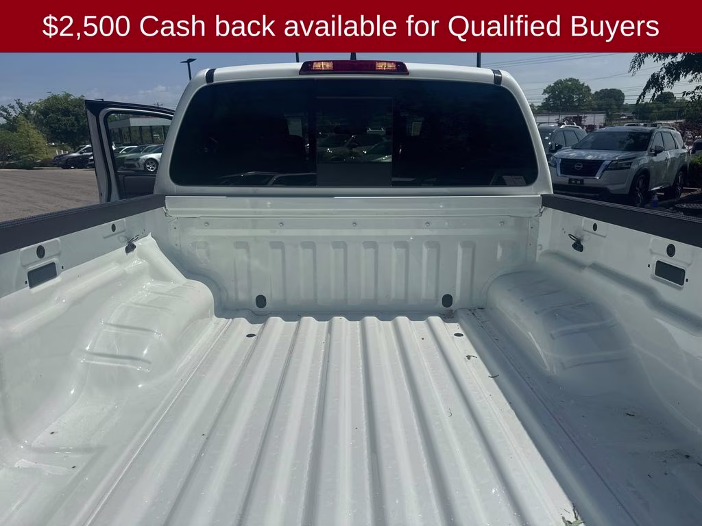 2026 Glacier White Nissan Frontier S 4X4 Truck