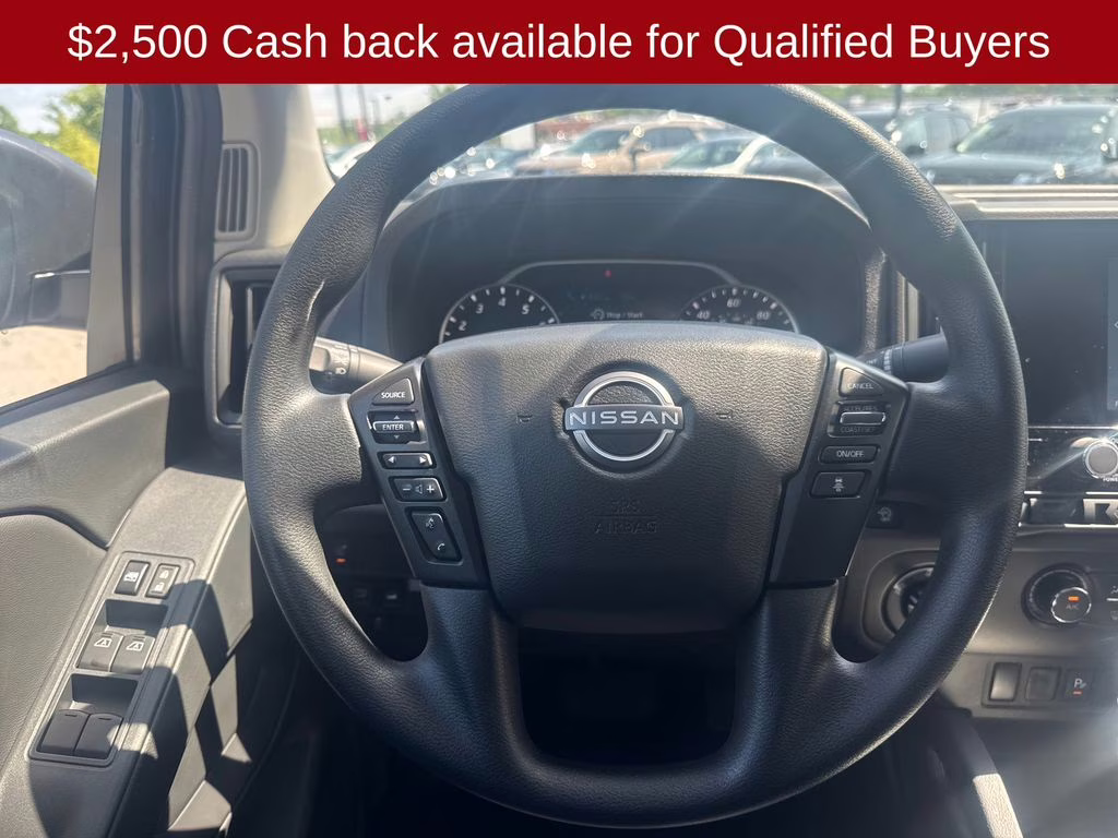 2026 Glacier White Nissan Frontier S 4X4 Truck