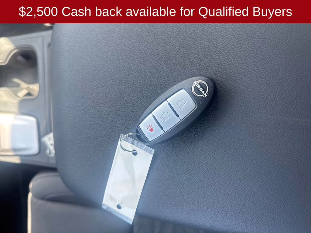 2026 Glacier White Nissan Frontier S 4X4 Truck