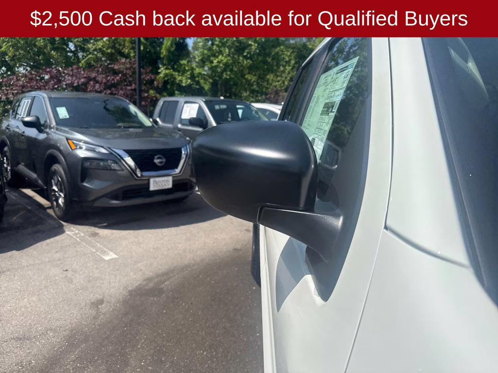 2026 Glacier White Nissan Frontier S 4X4 Truck