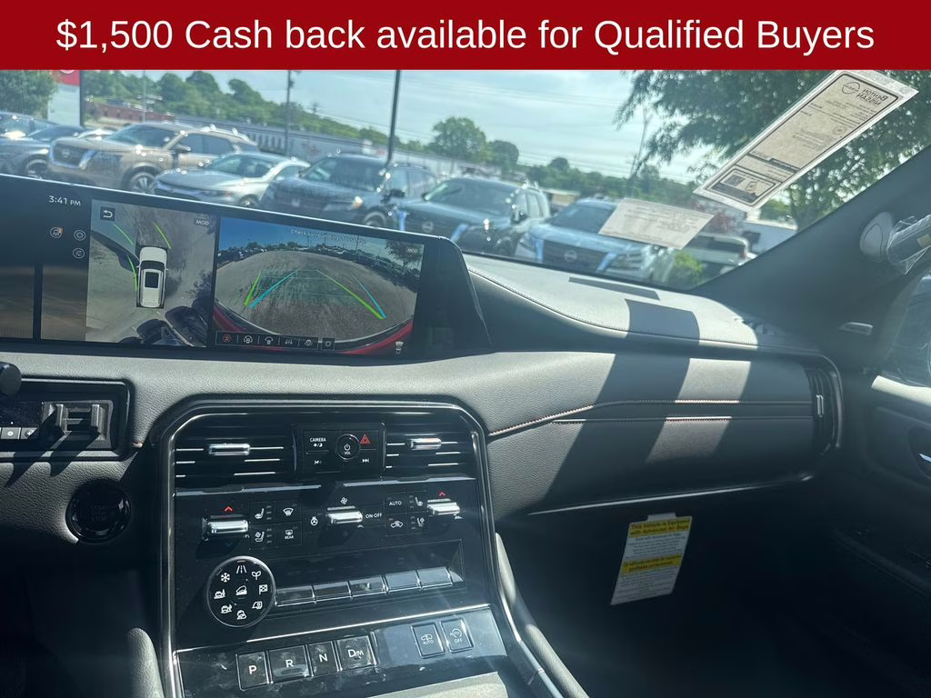 2026 Aspen White/Super Black Nissan Armada PRO-4X 4X4 SUV