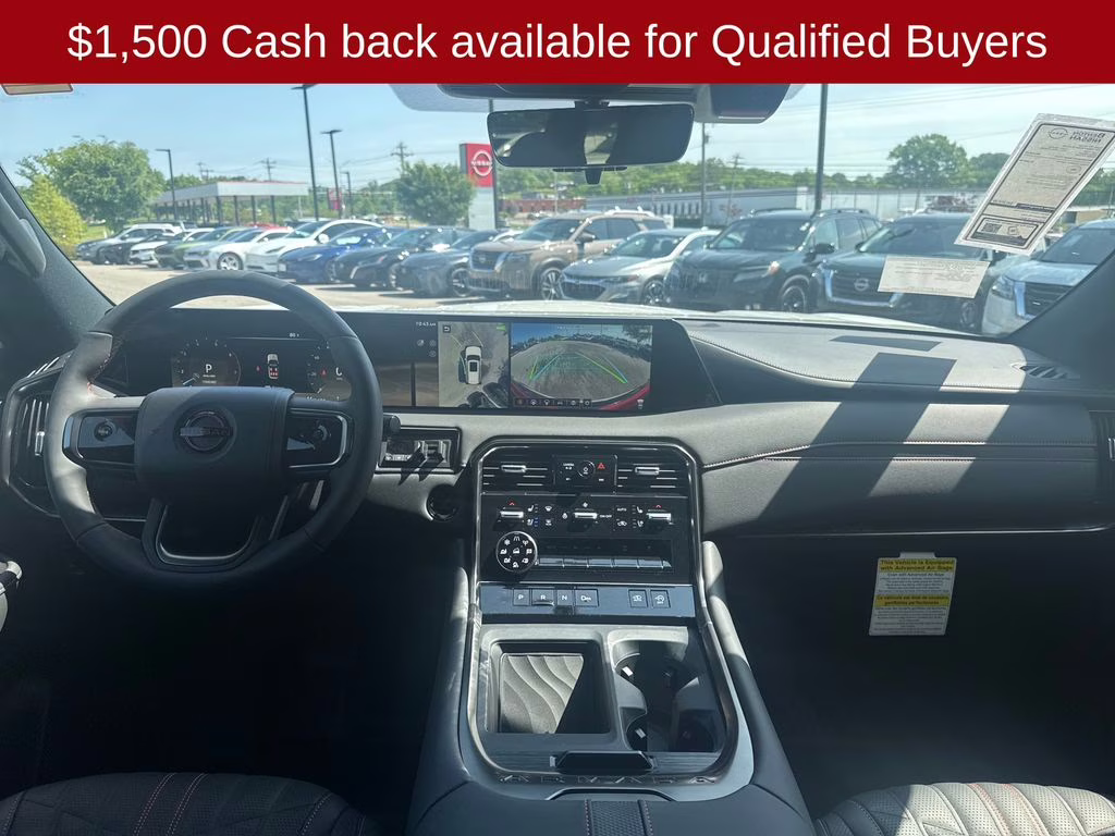 2026 Aspen White/Super Black Nissan Armada PRO-4X 4X4 SUV