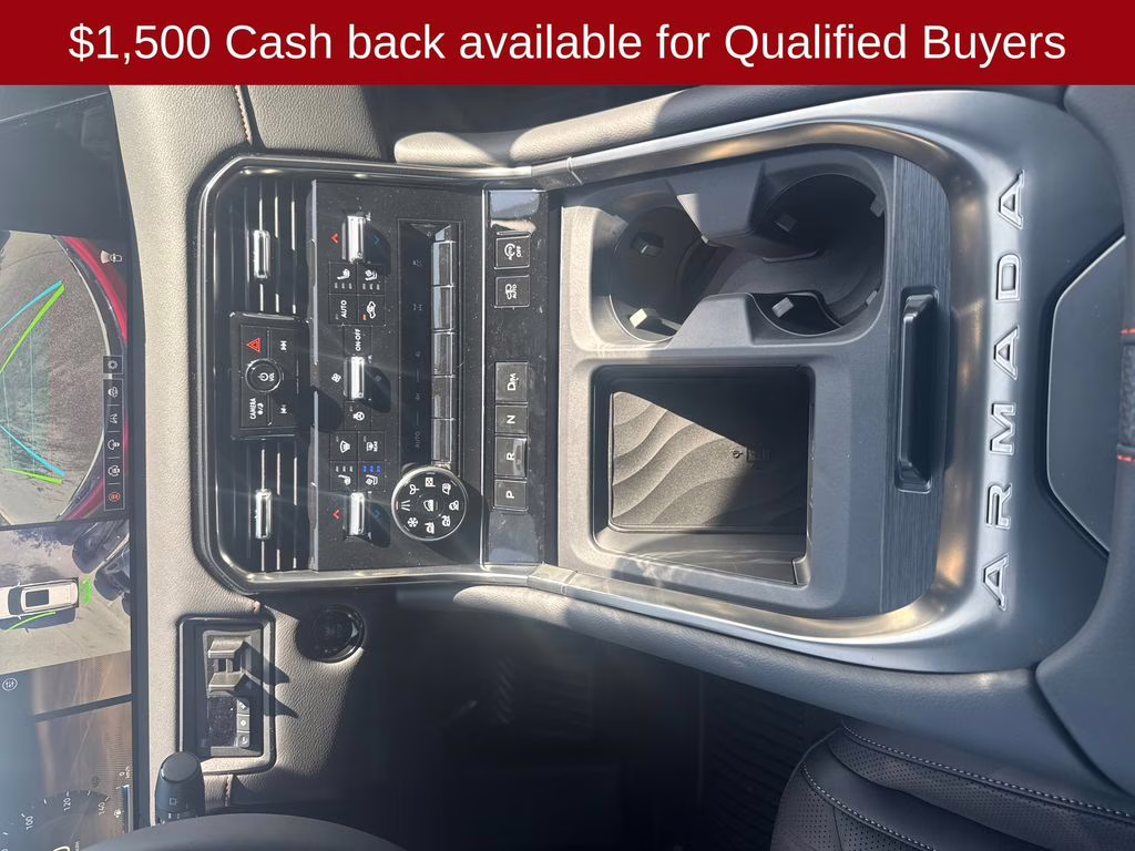 2026 Aspen White/Super Black Nissan Armada PRO-4X 4X4 SUV