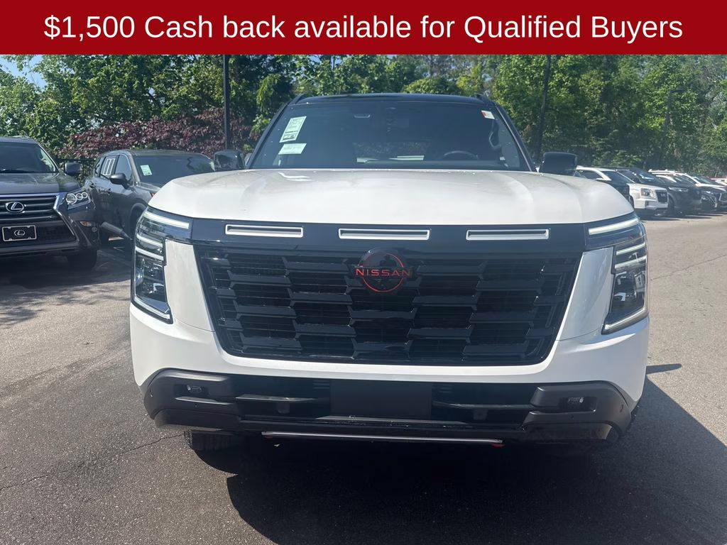 2026 Aspen White/Super Black Nissan Armada PRO-4X 4X4 SUV