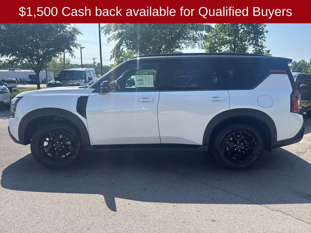 2026 Aspen White/Super Black Nissan Armada PRO-4X 4X4 SUV