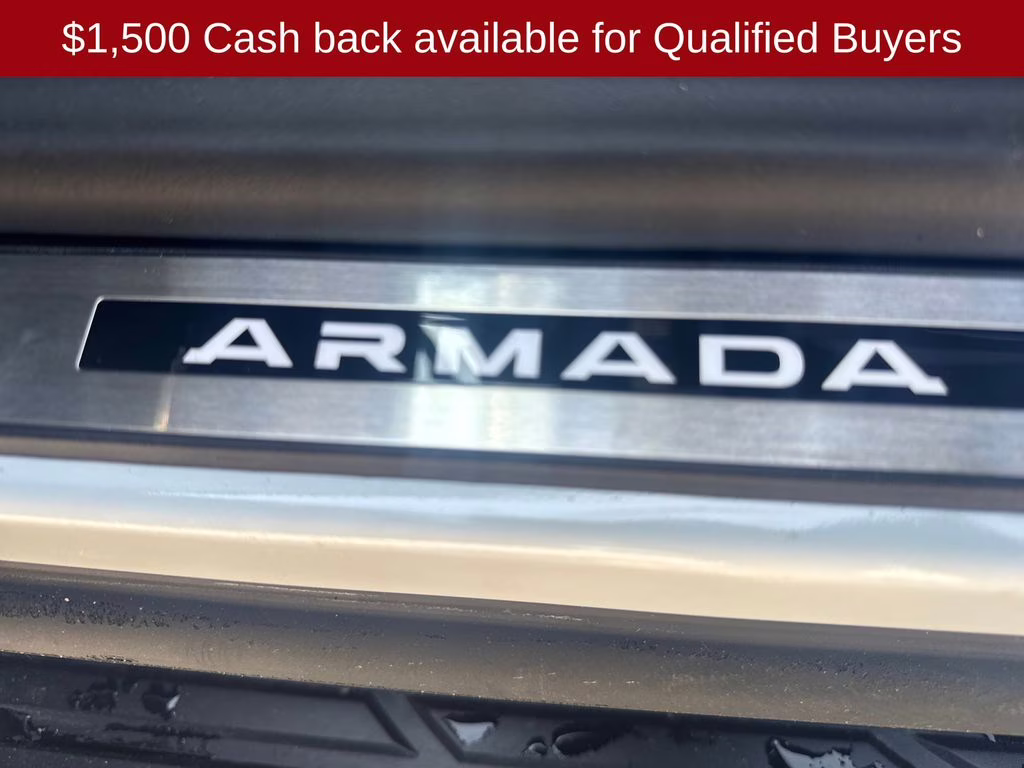 2026 Aspen White/Super Black Nissan Armada PRO-4X 4X4 SUV