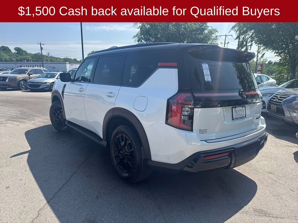 2026 Aspen White/Super Black Nissan Armada PRO-4X 4X4 SUV