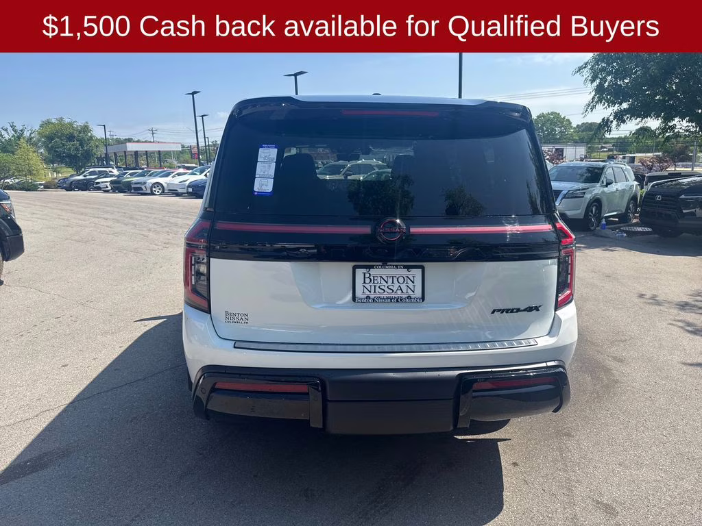 2026 Aspen White/Super Black Nissan Armada PRO-4X 4X4 SUV