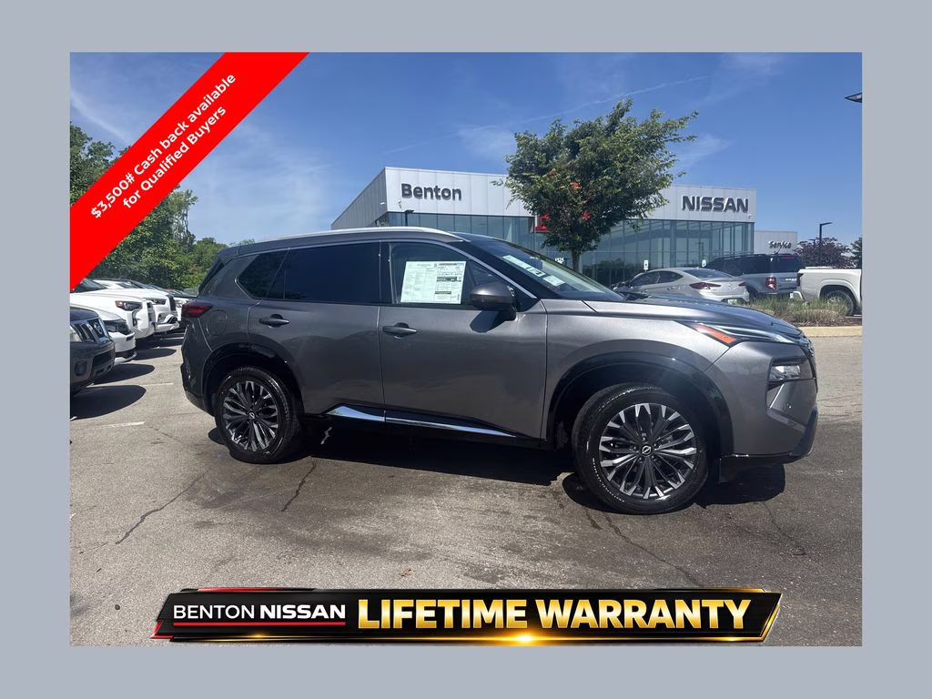 2026 Gun Metallic Nissan Rogue Platinum AWD SUV