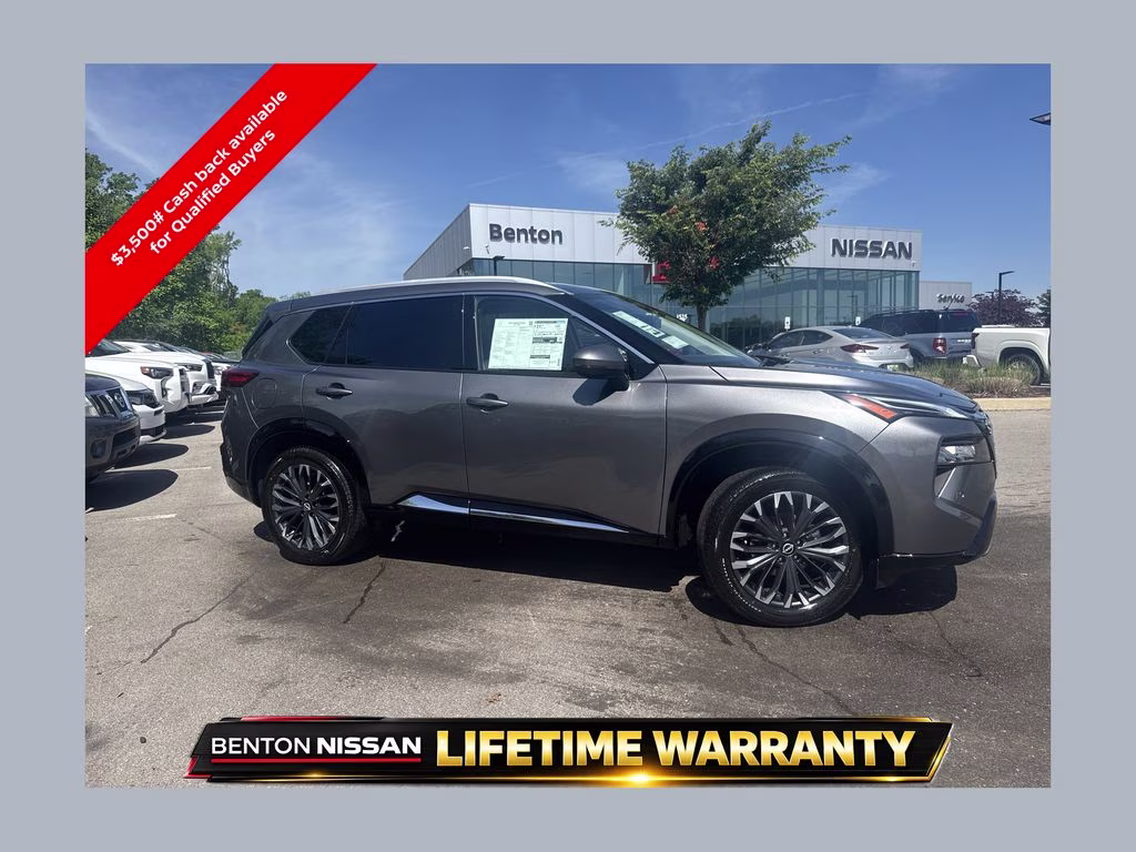 2026 Gun Metallic Nissan Rogue Platinum AWD SUV