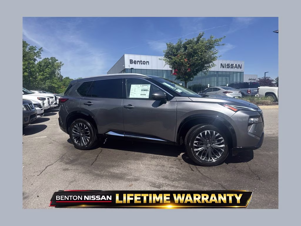 2026 Gun Metallic Nissan Rogue Platinum AWD SUV