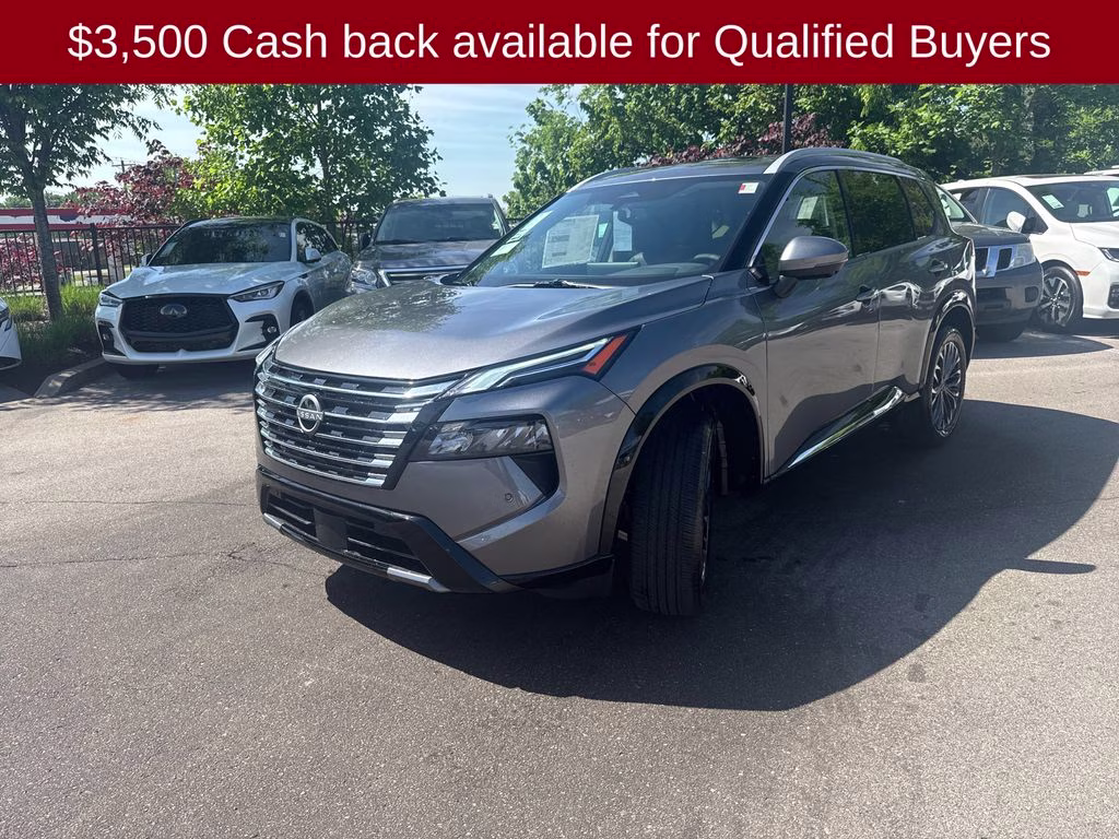 2026 Gun Metallic Nissan Rogue Platinum AWD SUV