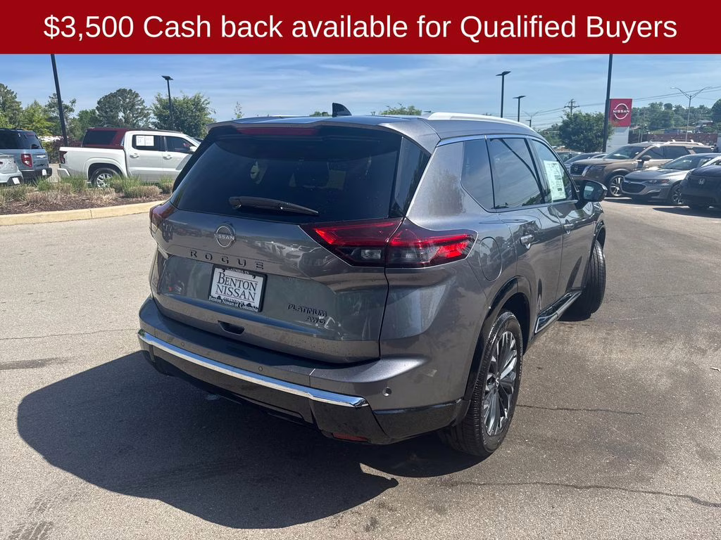 2026 Gun Metallic Nissan Rogue Platinum AWD SUV