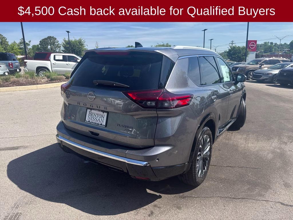 2026 Gun Metallic Nissan Rogue Platinum AWD SUV
