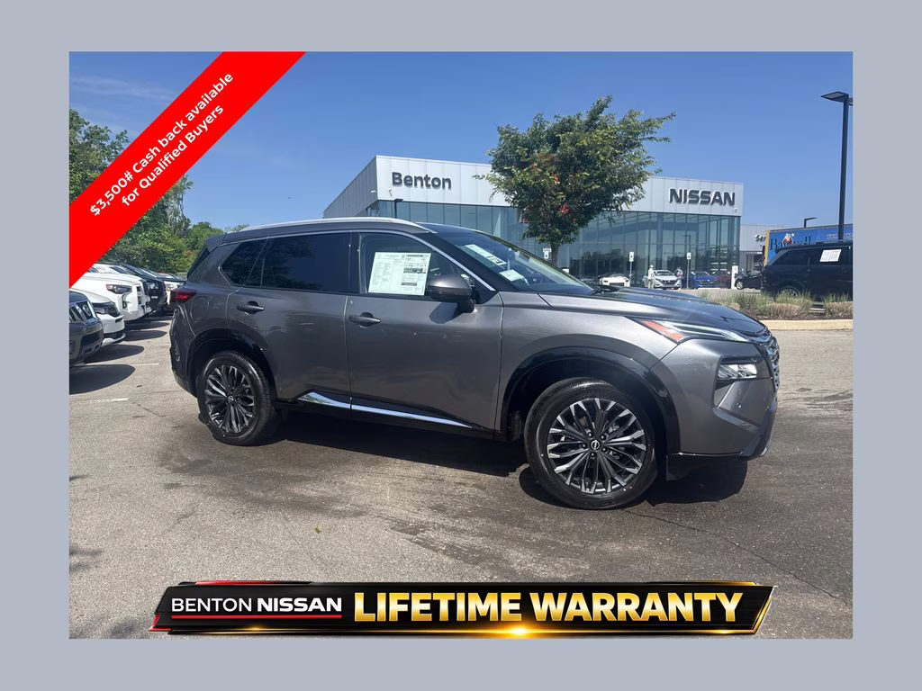 2026 Gun Metallic Nissan Rogue Platinum AWD SUV