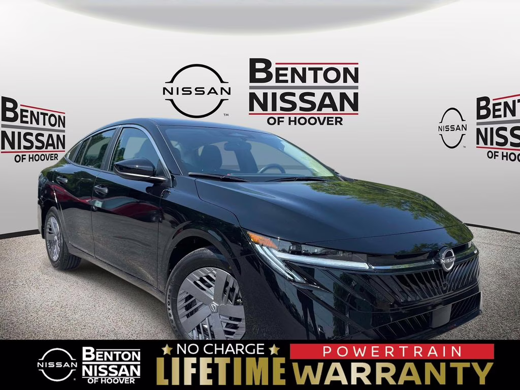 2026 Super Black Nissan Sentra S FWD Sedan