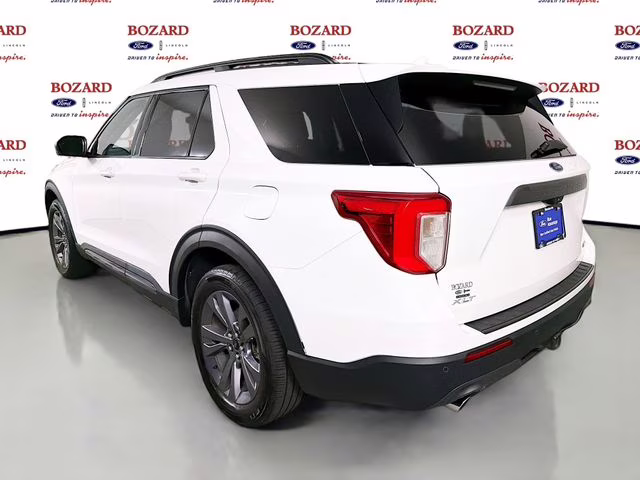 2022 White Metallic Ford Explorer XLT 4X4 SUV