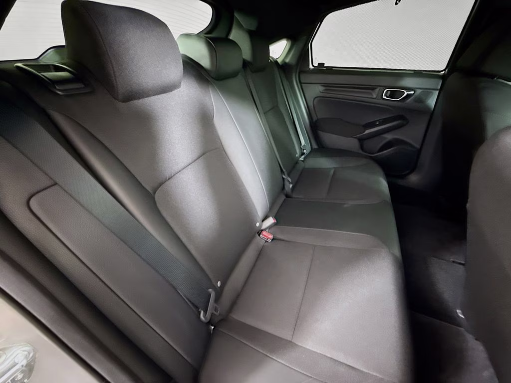 2025 Solar Silver Metallic Honda Civic Sport FWD Hatchback