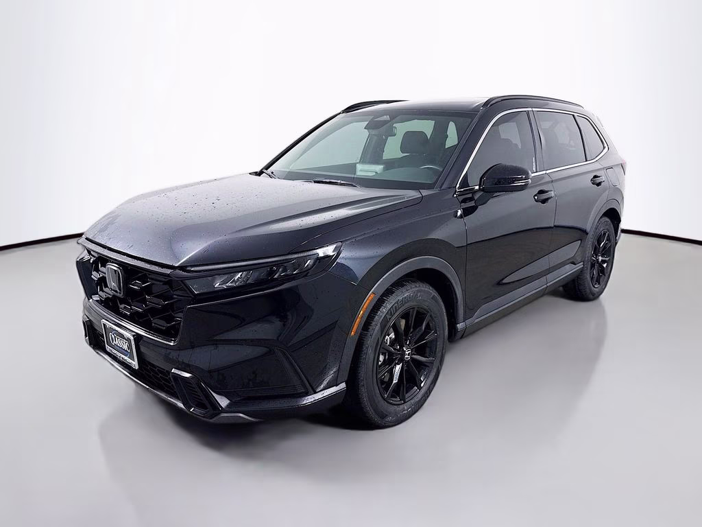 2023 Black Honda CR-V Hybrid Sport FWD SUV