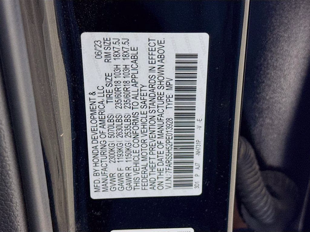 2023 Black Honda CR-V Hybrid Sport FWD SUV