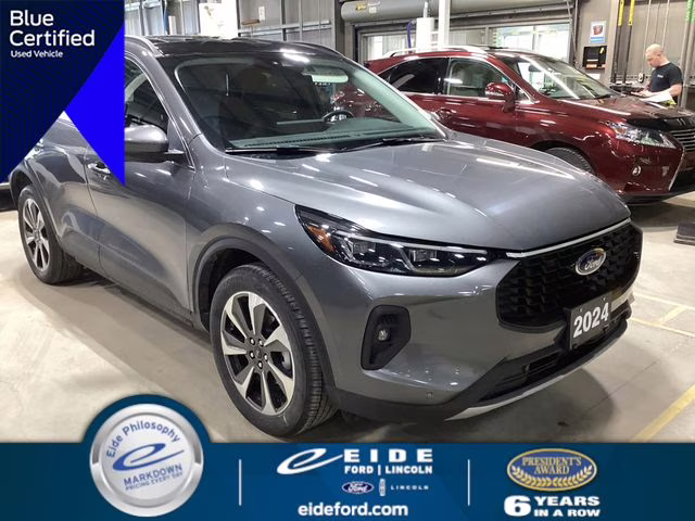 2024 Carbonized Gray Metallic Ford Escape Platinum AWD SUV