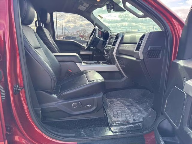 2019 Ruby Red Metallic Tinted Clearcoat Ford Super Duty F-350 SRW Lariat 4X4 Truck