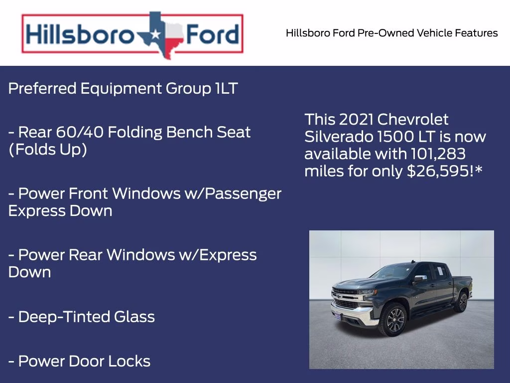2021 Shadow Gray Metallic Chevrolet Silverado 1500 LT RWD Truck