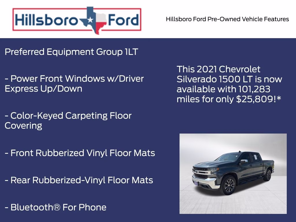2021 Shadow Gray Metallic Chevrolet Silverado 1500 LT RWD Truck