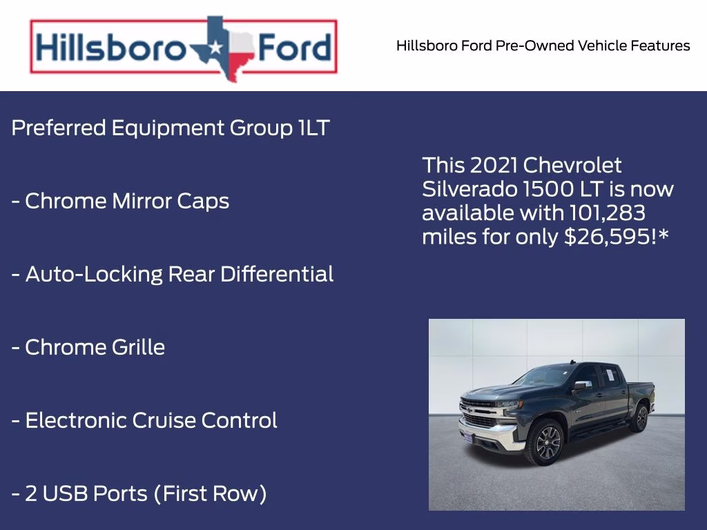 2021 Shadow Gray Metallic Chevrolet Silverado 1500 LT RWD Truck