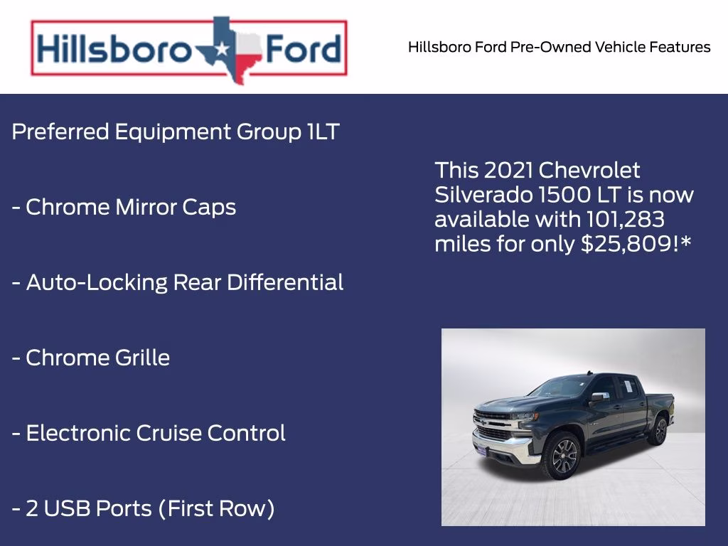 2021 Shadow Gray Metallic Chevrolet Silverado 1500 LT RWD Truck
