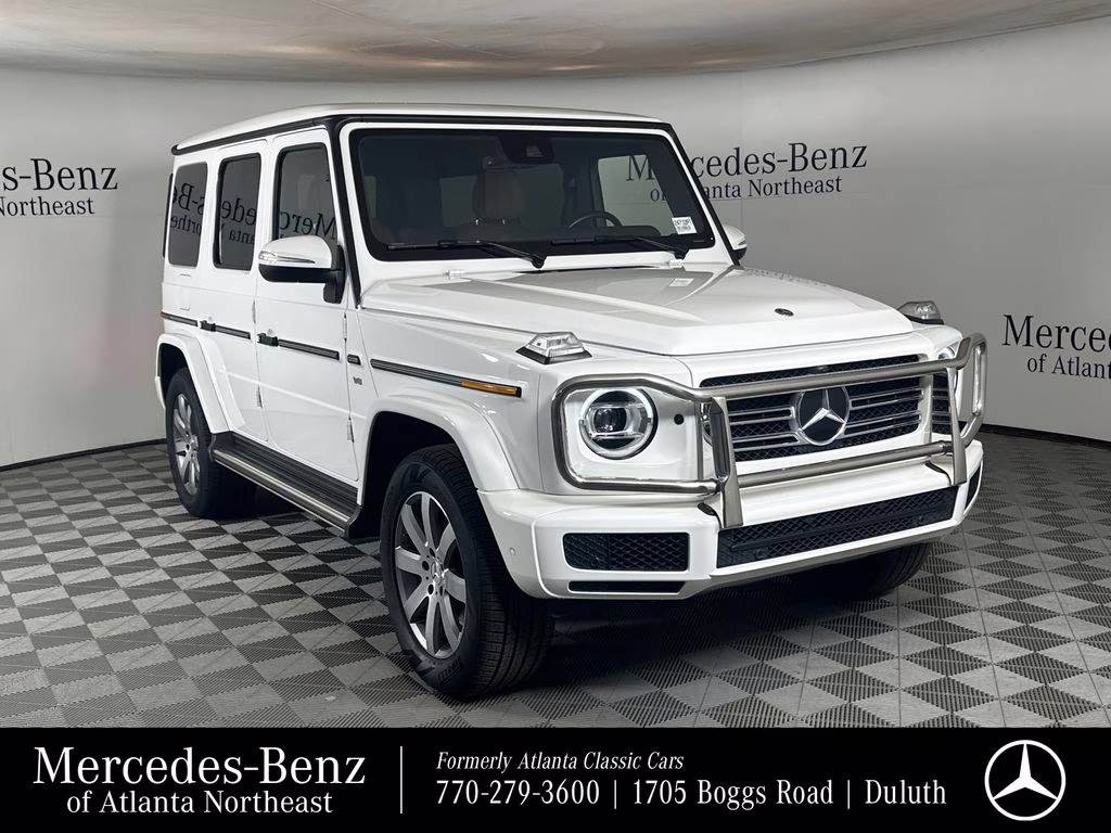 2023 Polar White Mercedes-Benz G-Class G 550 AWD SUV