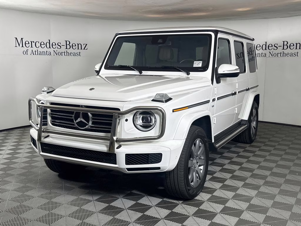 2023 Polar White Mercedes-Benz G-Class G 550 AWD SUV
