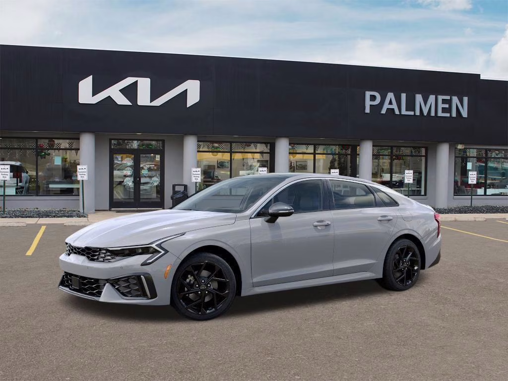 2026 Wolf Gray Kia K5 GT-Line AWD Sedan