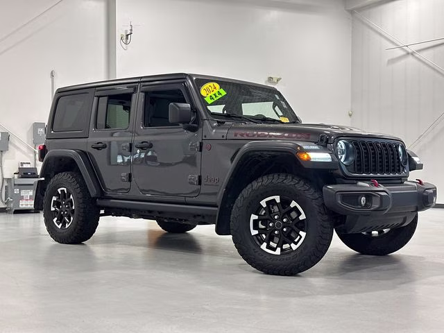 2024 Granite Crystal Metallic Clearcoat Jeep Wrangler Rubicon 4X4 SUV
