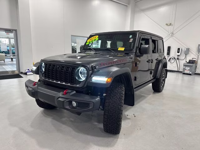 2024 Granite Crystal Metallic Clearcoat Jeep Wrangler Rubicon 4X4 SUV