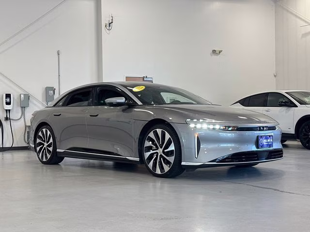 2022 Cosmos Silver Lucid Air Grand Touring AWD Sedan