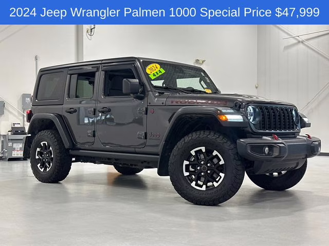 2024 Granite Crystal Metallic Clearcoat Jeep Wrangler Rubicon 4X4 SUV
