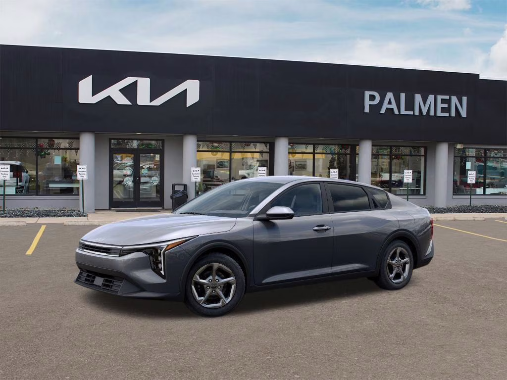 2026 Steel Gray Kia K4 LXS FWD Sedan