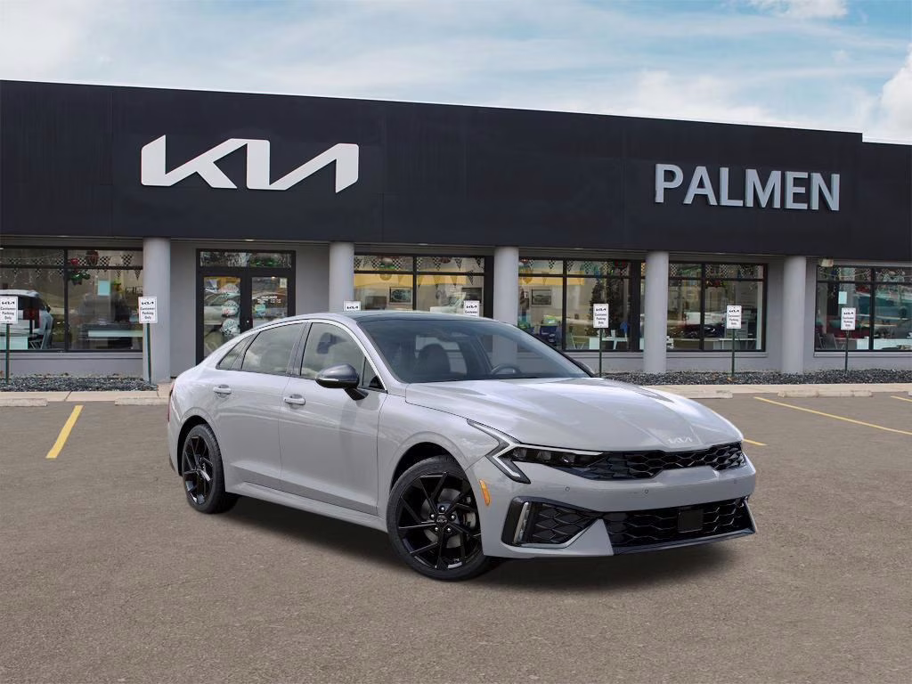 2026 Wolf Gray Kia K5 GT-Line AWD Sedan