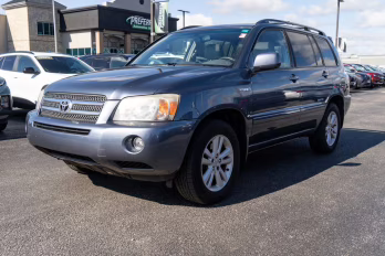 2007 Blue Toyota Highlander Hybrid V6 4X4 SUV