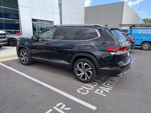 2021 Deep Black Pearl Volkswagen Atlas SEL Premium AWD SUV
