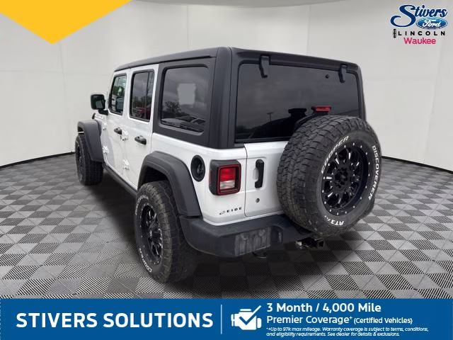 2019 Bright White Clearcoat Jeep Wrangler Unlimited Sport S 4X4 SUV
