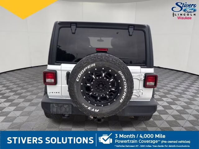 2019 Bright White Clearcoat Jeep Wrangler Unlimited Sport S 4X4 SUV