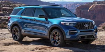 2021 Blue Metallic Ford Explorer ST 4X4 SUV