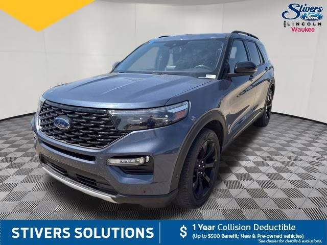 2021 Blue Metallic Ford Explorer ST 4X4 SUV